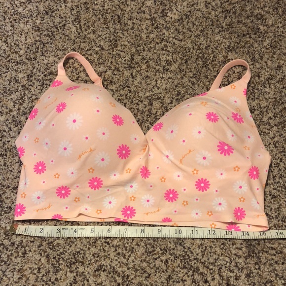 Pink Victoria secrets seamless/wireless push-up bra XXL - Picture 5 of 5